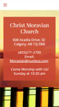 Mobile Screenshot of christmoravian.com